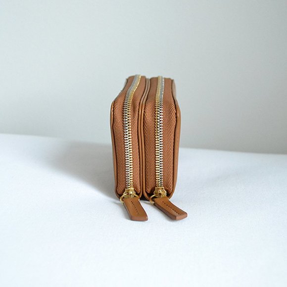 WANT Les Essentiels Women's Mini Petra Double Zip Card Holder - Picture 4 of 8